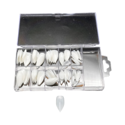 AN 100er Tipbox - Mountain Peak | für eine perfekte Nagelverlängerung - Auswahl Natur, Klar, Weiß